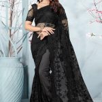 black party saree dress for girls