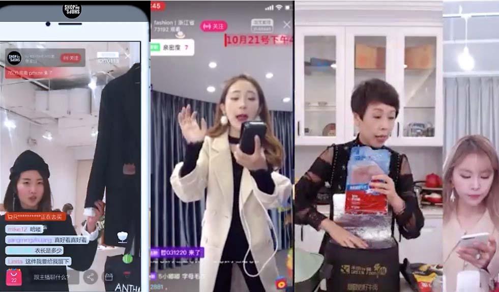 Taobao Live stream shopping facebook livestream shopping