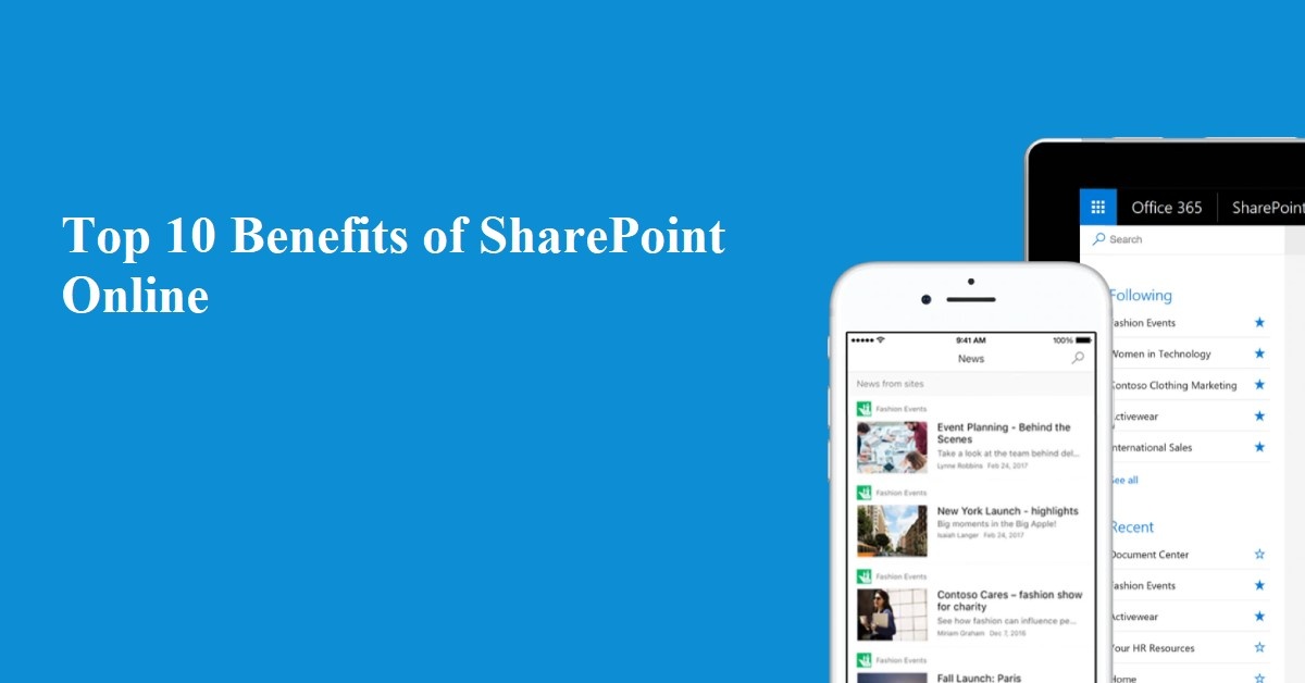 Top Benefits of SharePoint Online