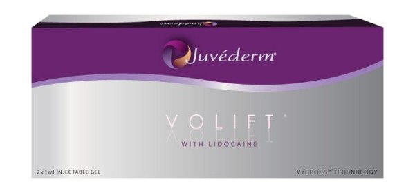 juvederm volift with lidocaine cosmetic dermal filler 2x1ml pre filled syringes 1