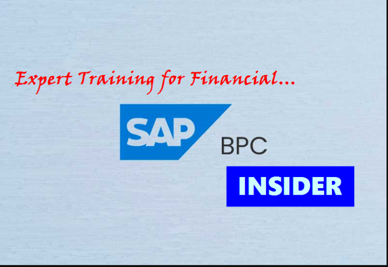 SAP BPC Insider