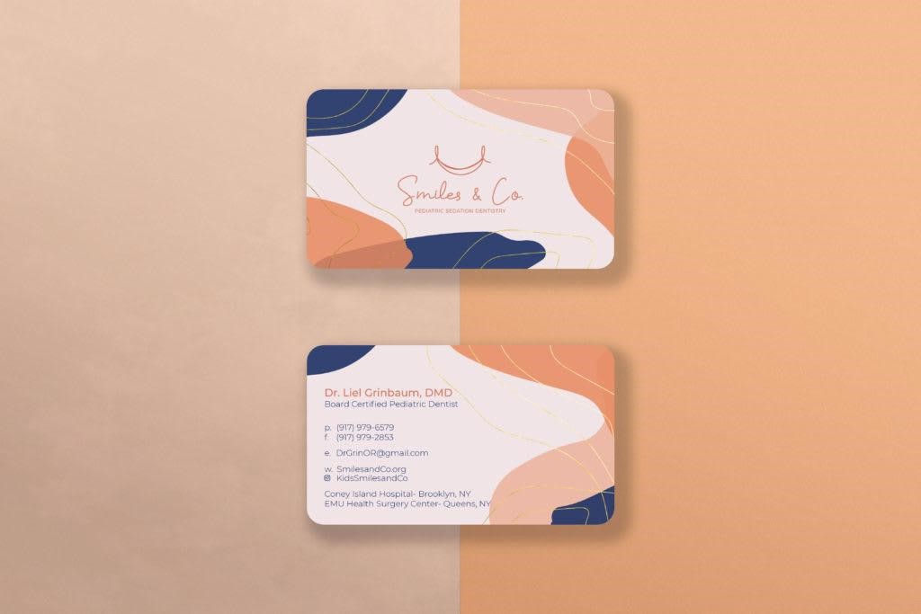 business card sample