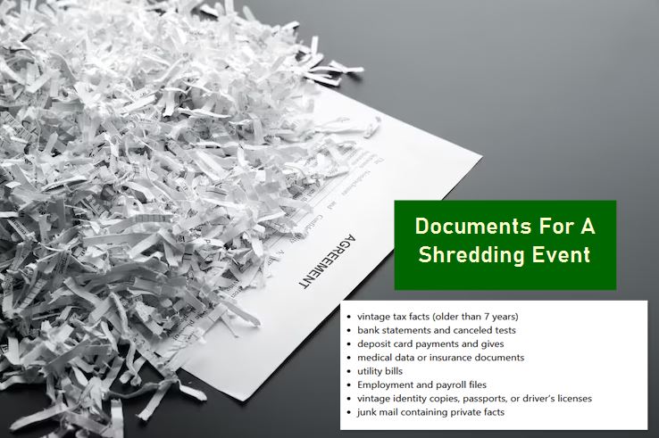 How To Prepare Your Documents For A Shredding Event? 1 document shredding preparation checklist