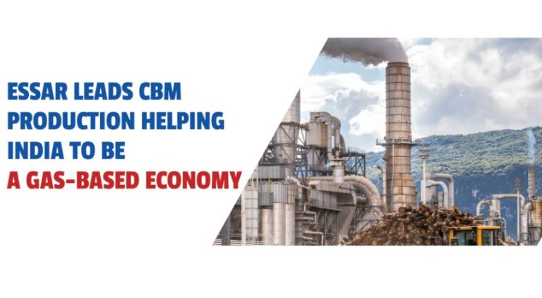 essar cbm production gas based economy india