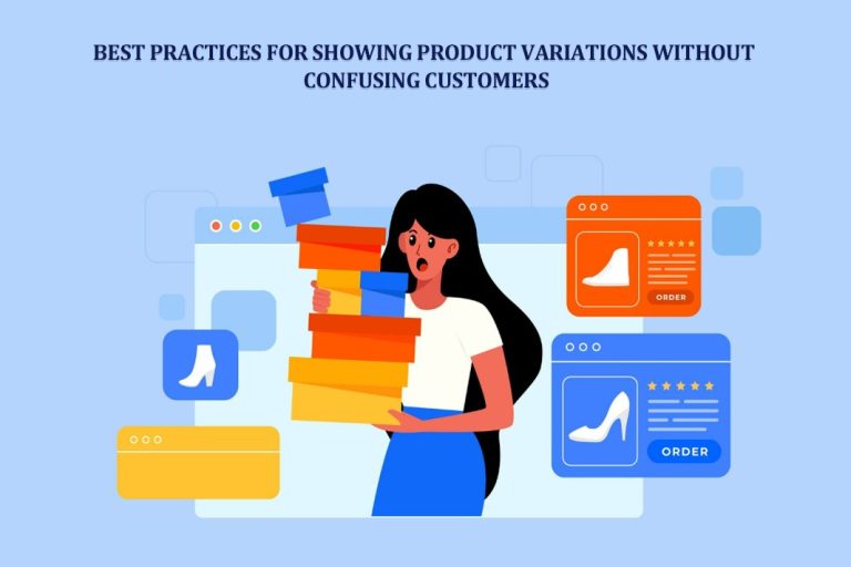 best practices showing product variations ecommerce ux