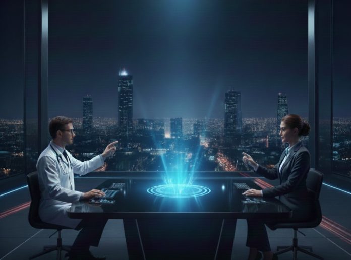 future agentic ai healthcare digital transformation diagram