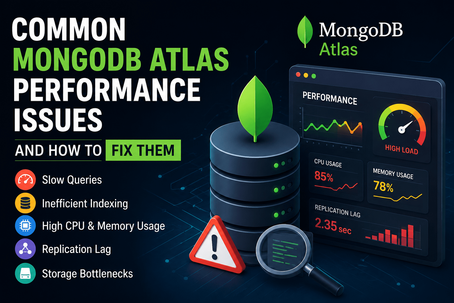 Common MongoDB Atlas Performance Issues and How to Fix Them