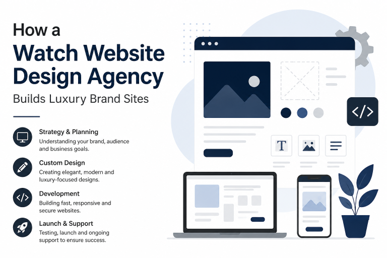 watch website design company  Builds Luxury Brand Sites