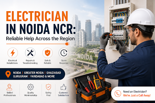 Electrician Service in Noida: Repairs, Installations, and More