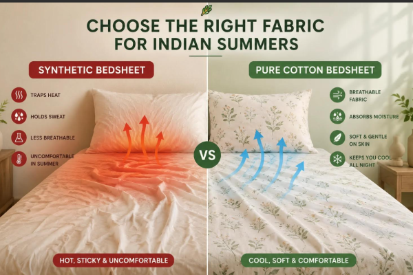 Why Indian Summers Demand a Different Kind of Bedsheet