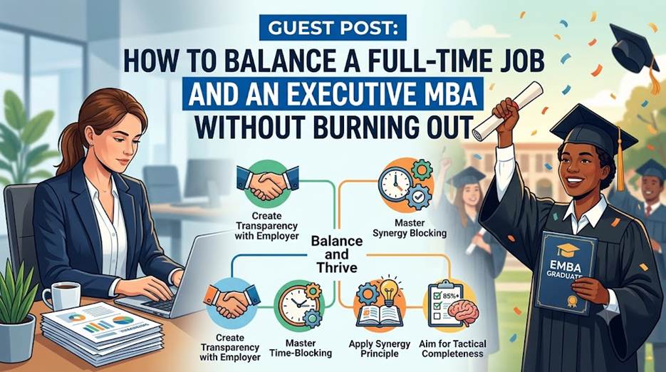 How to Balance a Full-Time Job and an Executive MBA Without Burning Out