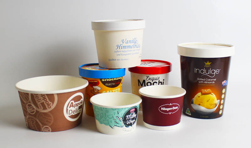 Custom ice cream cups