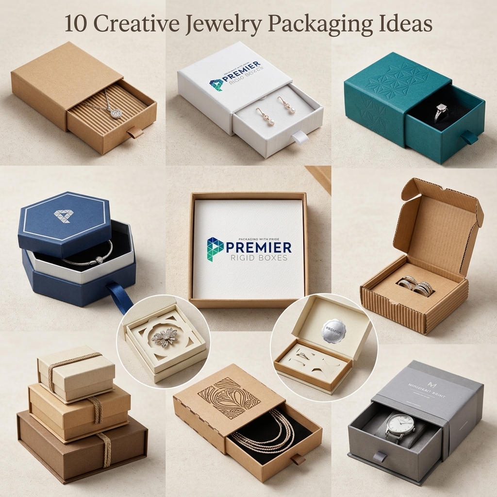 10 Creative Jewelry Packaging Ideas For Your Brand 1 types Of jewelry Boxes