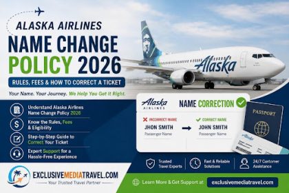 Alaska Airlines Name Change Policy 2026: Rules, Fees & How to Correct a Ticket 1 Alaska Airlines
